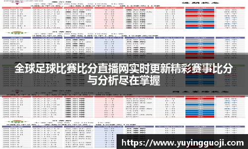 全球足球比赛比分直播网实时更新精彩赛事比分与分析尽在掌握